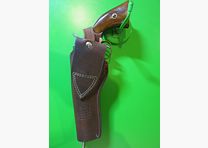 Funda de revólver ZED HOLSTERS ARTÍCULOS DE CUERO. HECHO A MANO, funda western, revólver hasta 6,5"