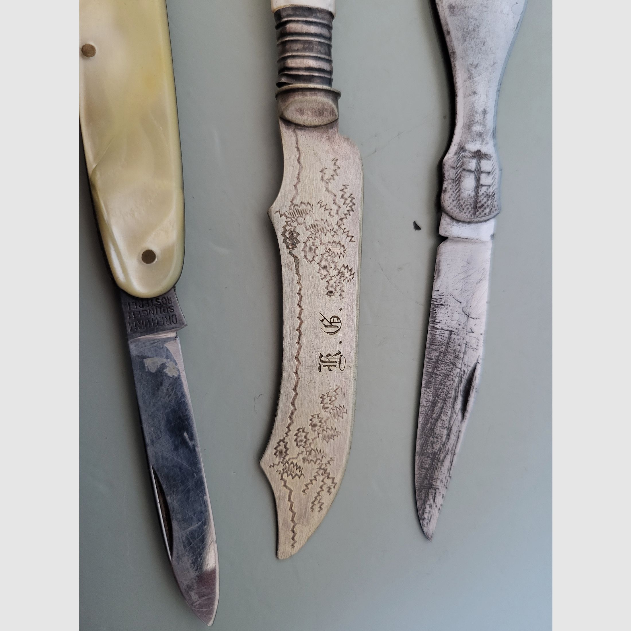 Knife lot - dagger - Toledo - folding knife