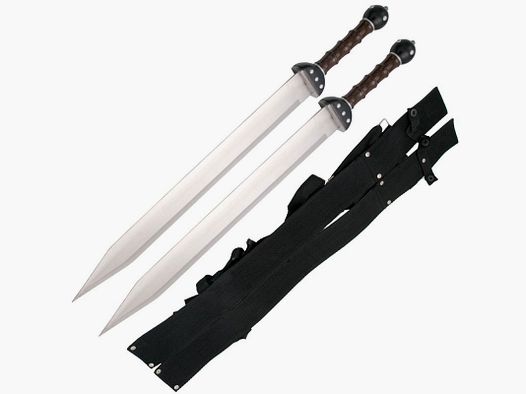 Set di spade Gladius dei gladiatori con fodero per schiena