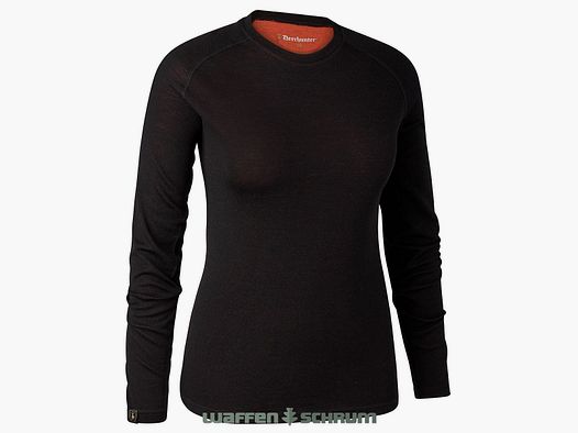 Deerhunter Unterhemd Lady Quinn Merino Black Oak