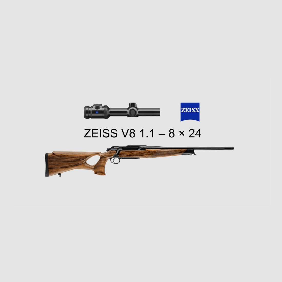 J.P. Sauer & Sohn Sauer 505 ICONIC Lochschaft HQ5 Pack d'équipement HIGHLAND | .308 Win. | ZEISS V8 1.1-8x24