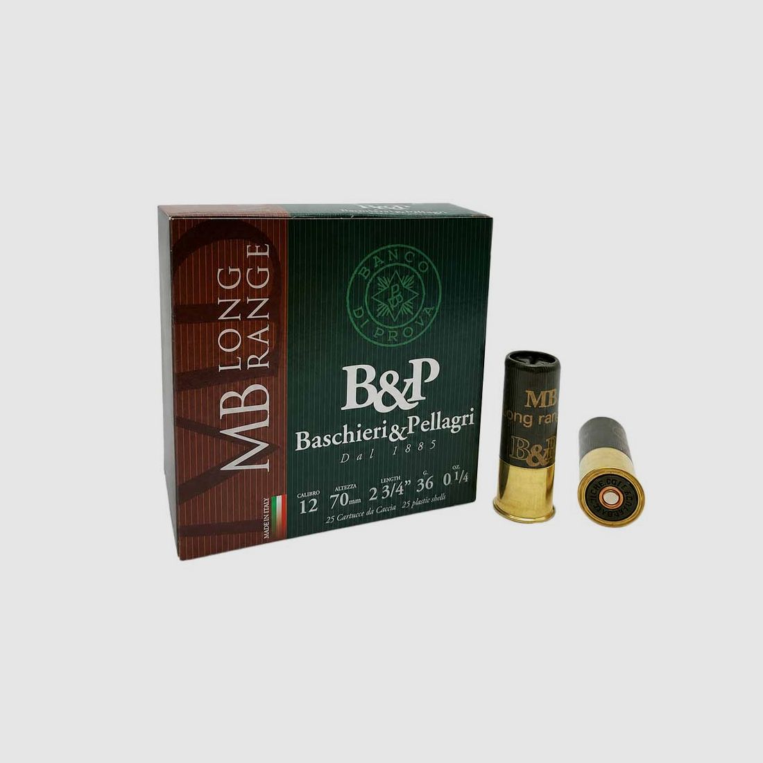 Amunicja Baschieri & Pellagri 12/70 36g MB roz. 2 - 3,5 mm