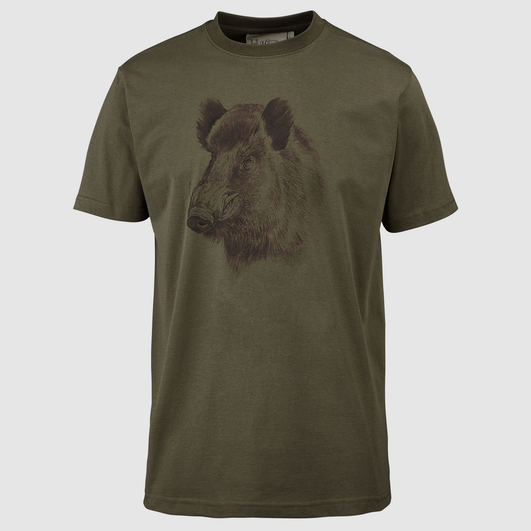 Hubertus Heren T-Shirt Wildzwijn