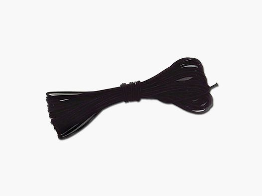 BasicNature rubberkoord 2 mm zwart 10 m