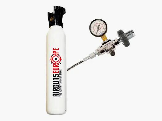 Druckluftflasche + Füllset & Manometer | 300 bar | 7 Liter