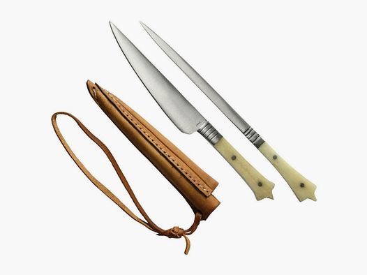 MIttelalterliches Messer und Spieß Set
