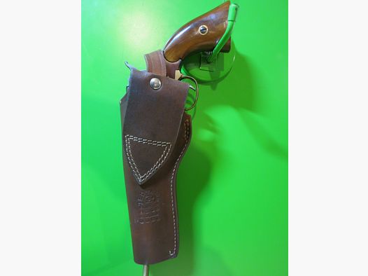 Revolver-Holster ZED HOLSTERS LEATHER GOODS. HANDMADE, Westernholster, Revolver bis 6,5"