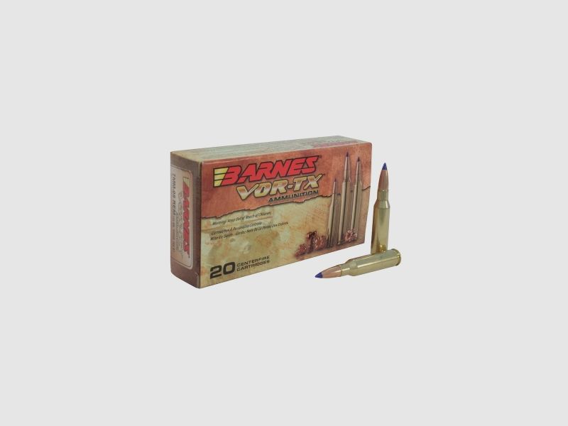 Barnes VOR-TX 7mm-08 Rem. 120GR Tipped TSX Boat Tail 20 Patronen