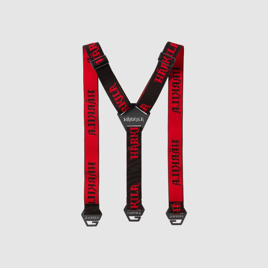 Härkila Hosenträger Tech braun/rot