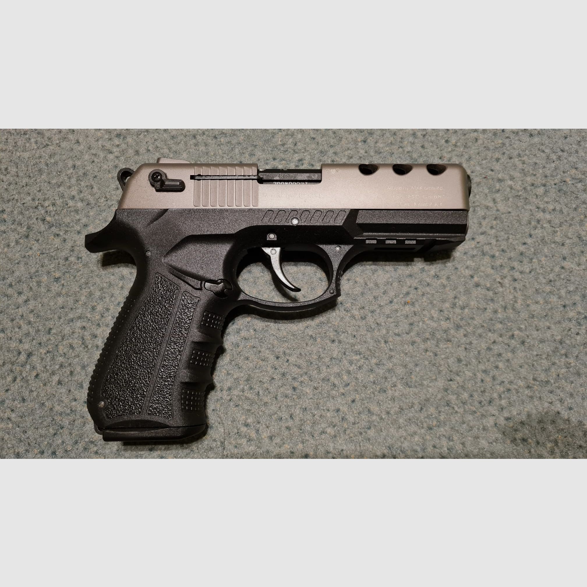 Zoraki 4918 Titan, 9mm P.A.K. PTB 1050