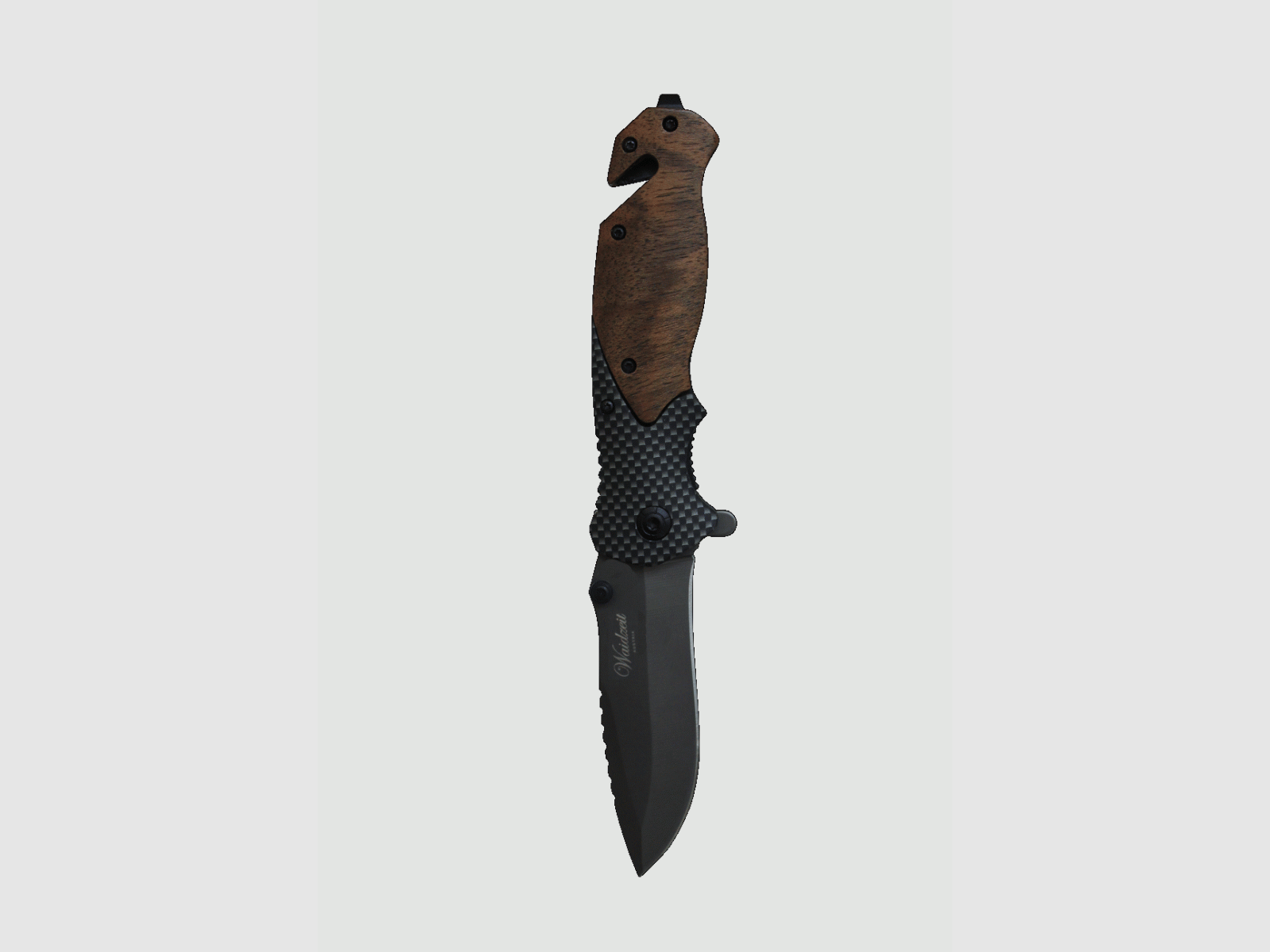 Jagdmesser aus Walnussholz (ungeschliffen)