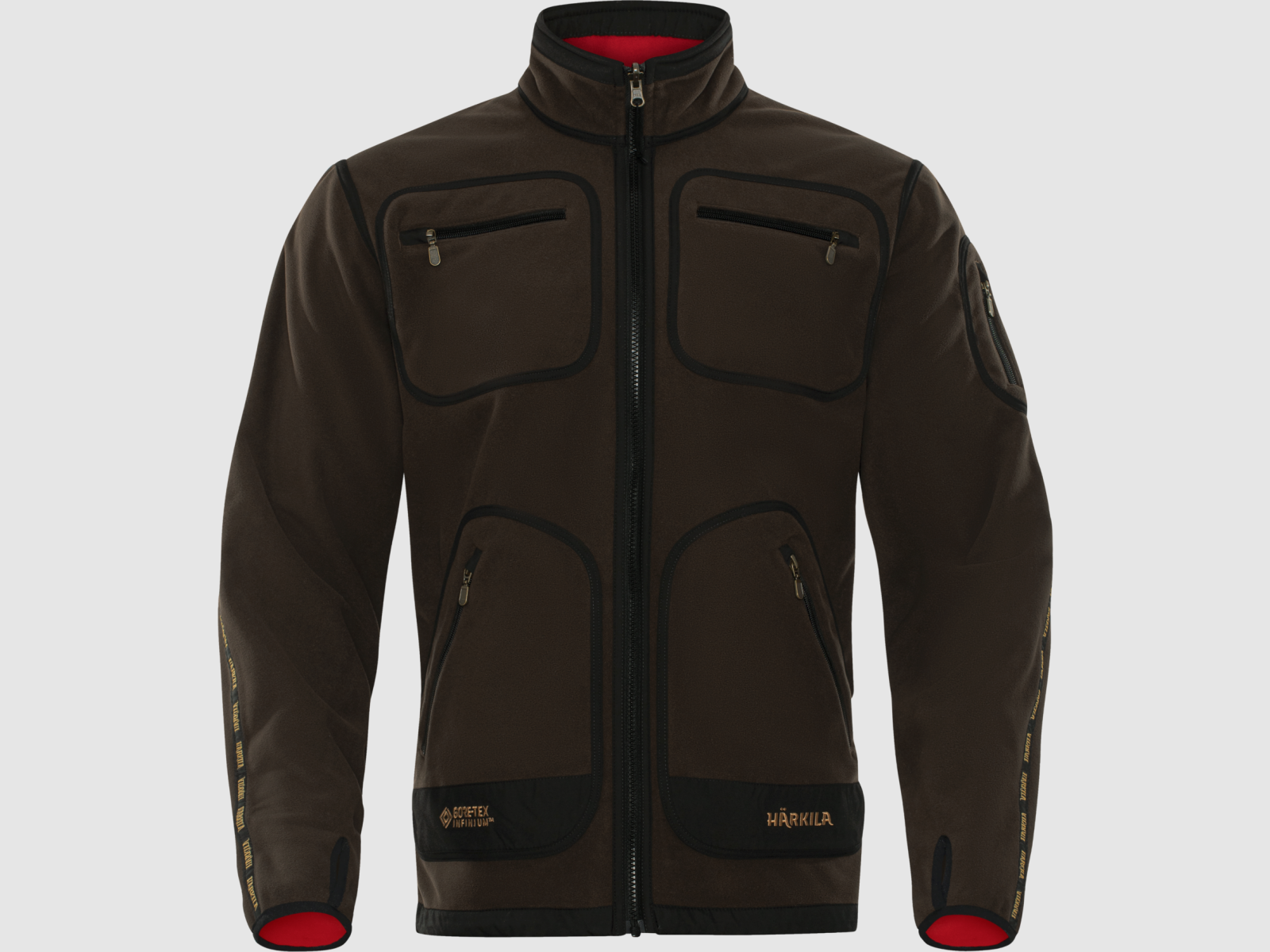 Härkila Kamko Polaire réversible Marron/Rouge, image 1 sur 5