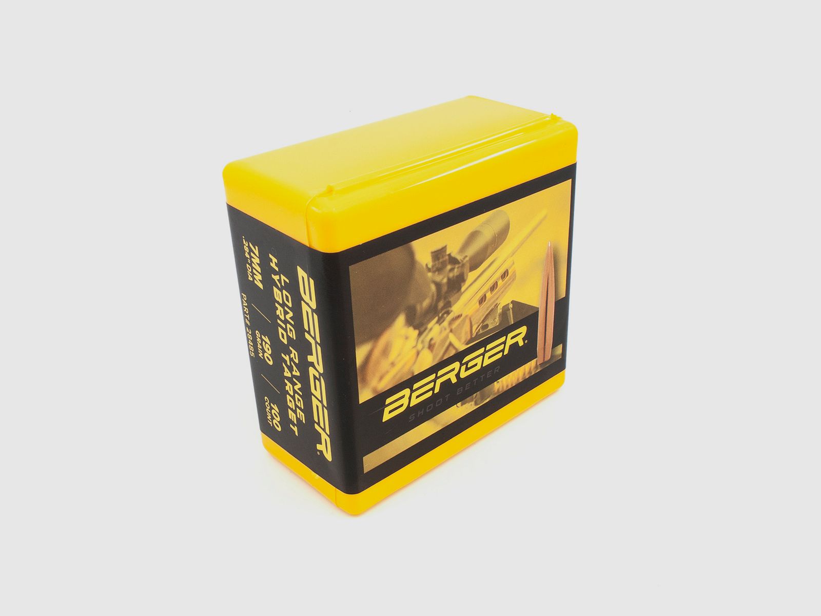 Berger Geschoss 7mm/.284 Long Range Hybrid Target 190GR 500 Stück