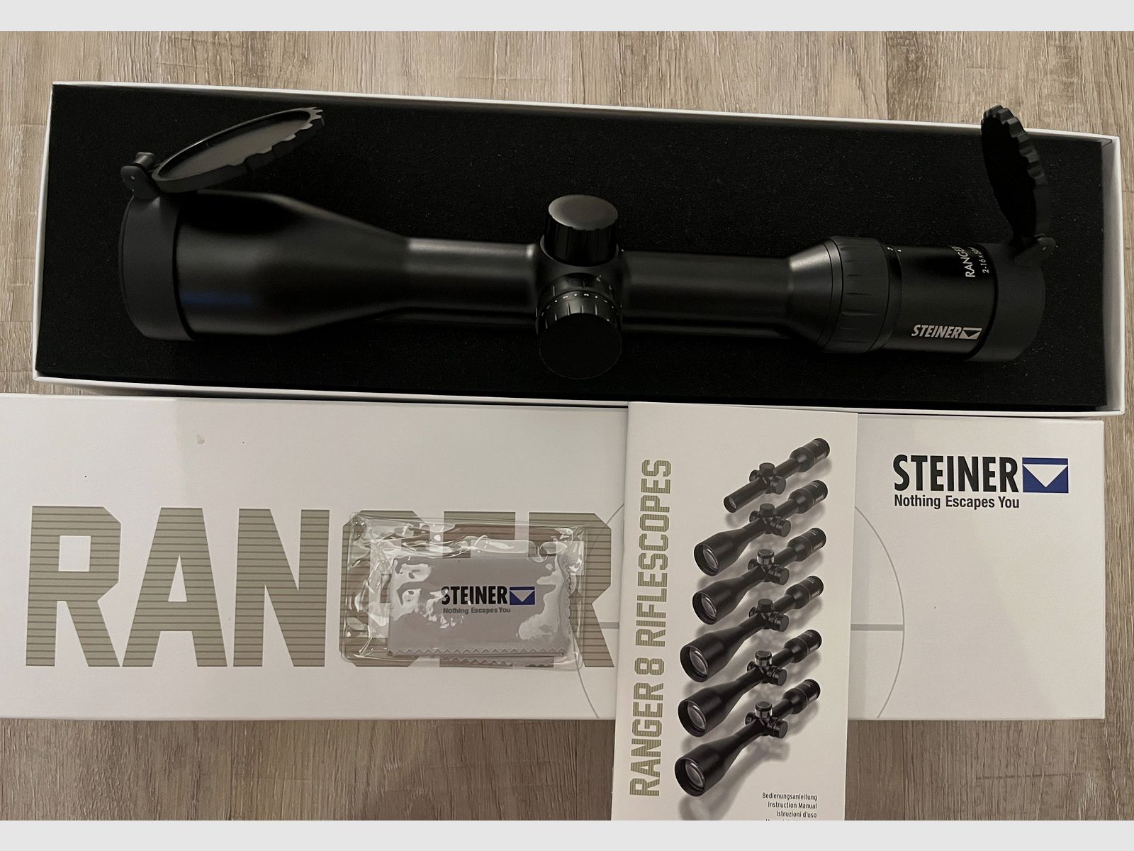 Steiner Ranger 8 2-16x50 ZM Schiene