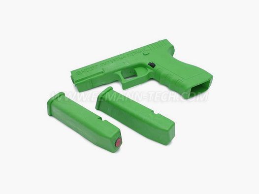 GHOST Trainingspistole mit abnehmbarem Magazin, Farbe: Blau, Pistolenmodell: Glock 17