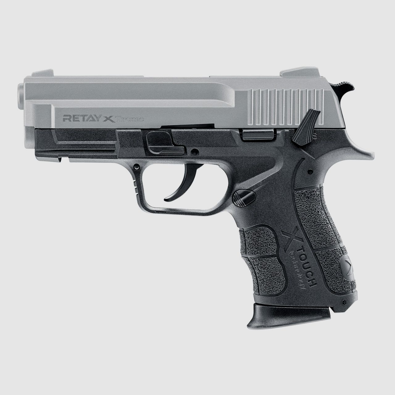 Schreckschuss Pistole Retay X TREME nickel Kaliber 9 mm P.A.K. (P18)