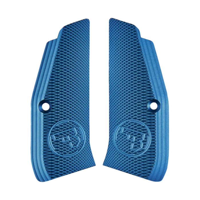 CZ Griffschalen TS & SP-01 Aluminium blau lang, 1 Paar