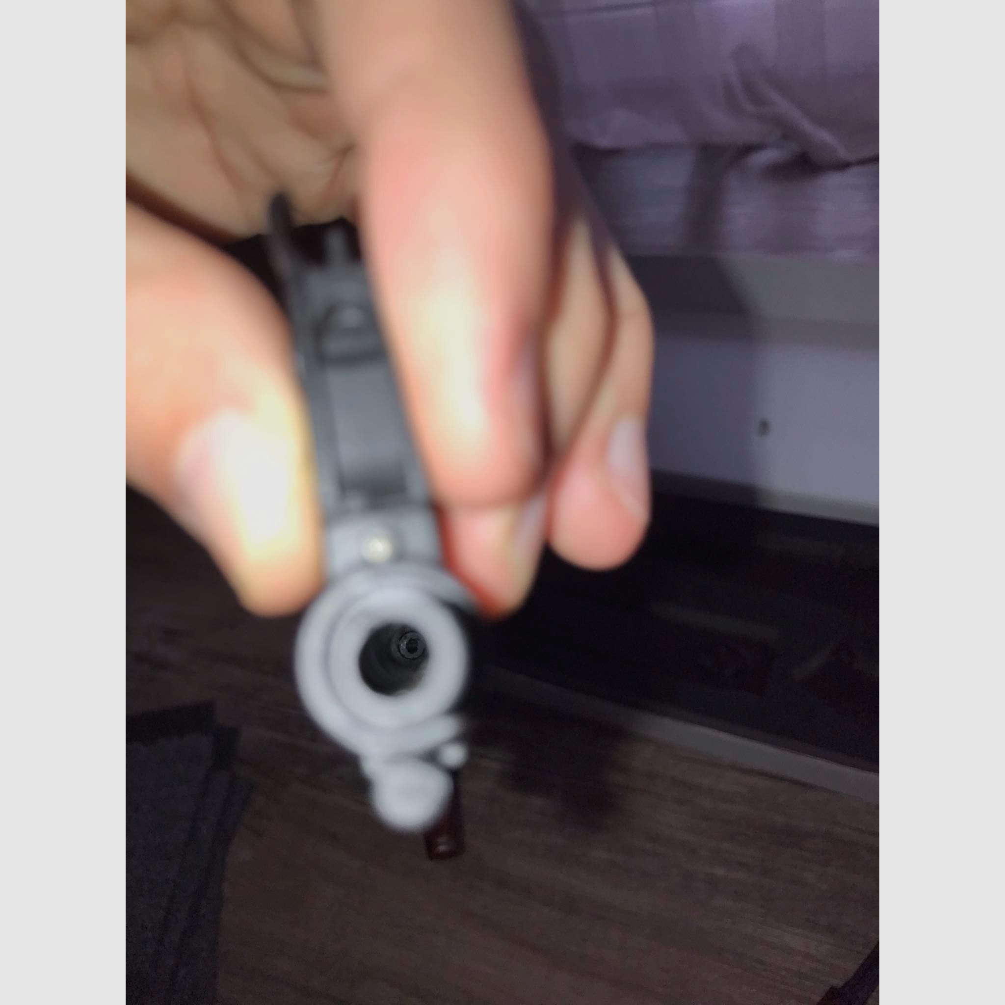 Alloy Army AK74/AKM miniature model scale 1/2.05 metal fully disassemblable, shell ejection