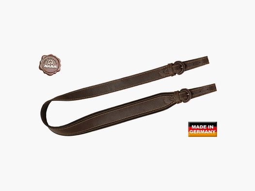 AKAH elk leather rifle sling