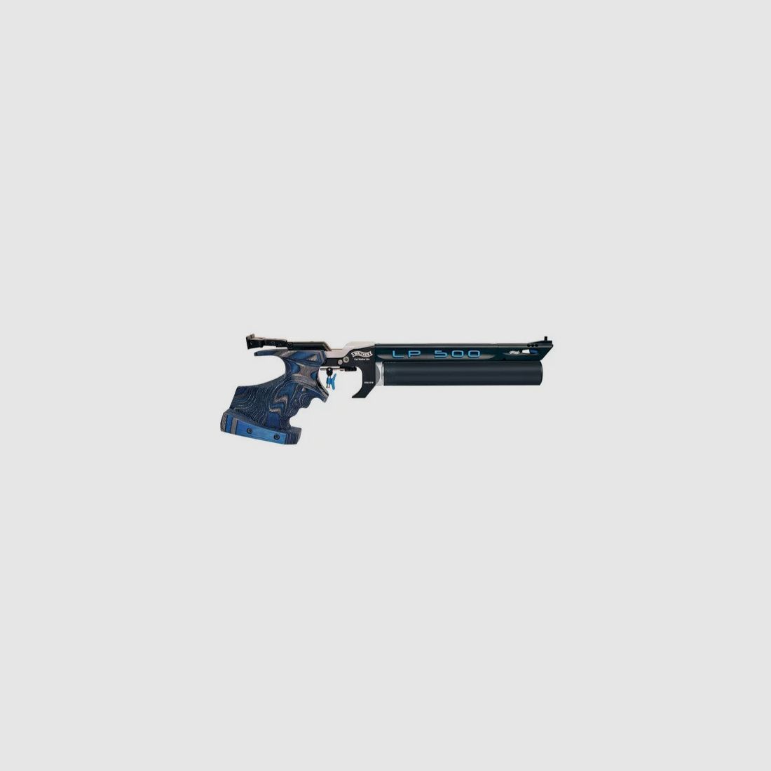 Pistola ad aria Walther LP500 Expert Blue Angel grilletto elettronico
