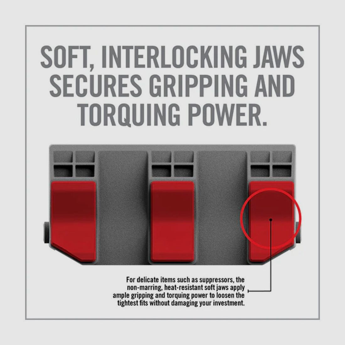 Real Avid SMART-JAWS - Tube-Fit Sleeves für Master Gun Vise
