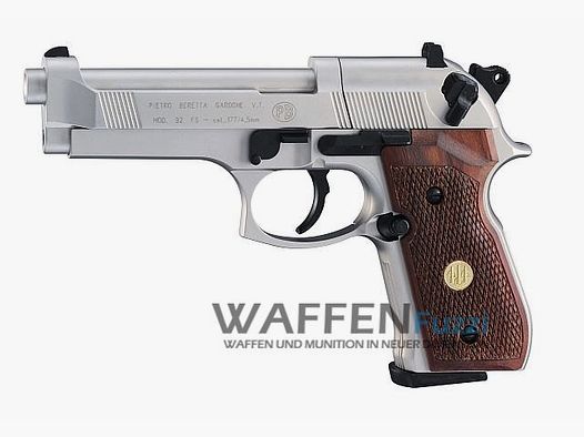 Pistolet CO2 Beretta 92 FS avec poignées en bois