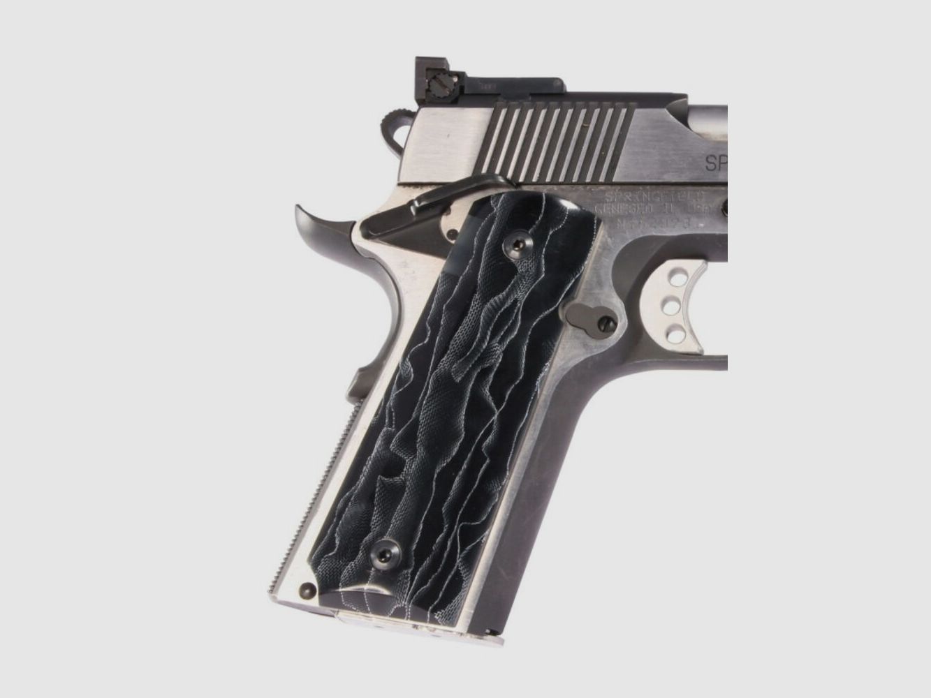 Pachmayr Griff Custom Alume Black Colt 1911