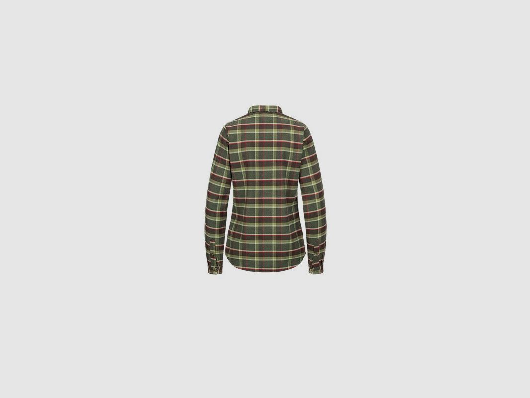 Blaser women's blouse Charlotte olive/red checked