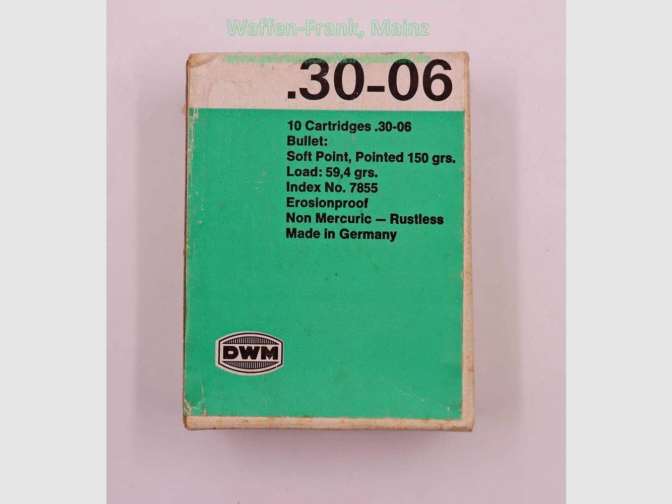 DWM, Berlin rifle cartridges .30-06