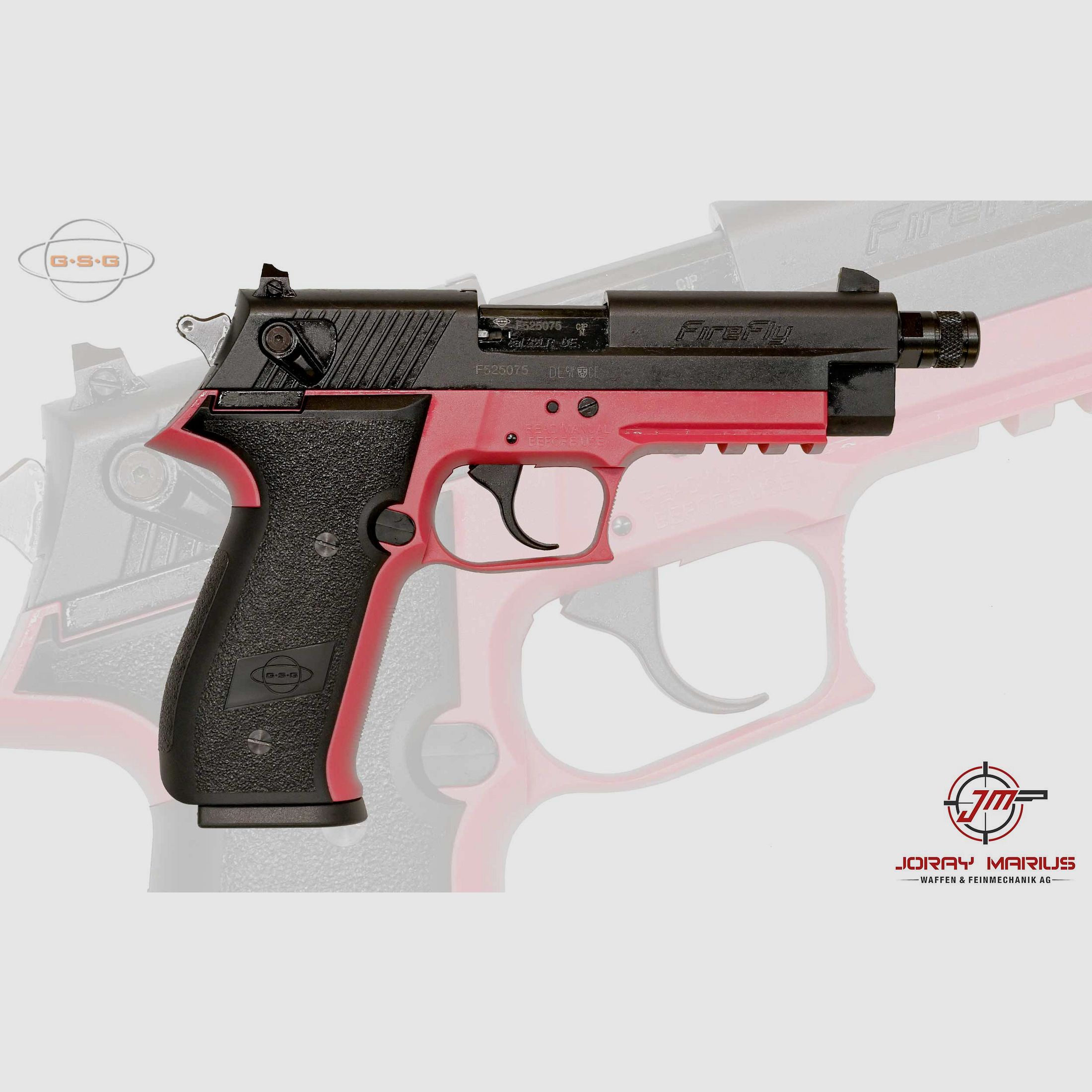 GSG Mosquito FireFly Gewindelauf .22lr Pink, Bild 1 von 2