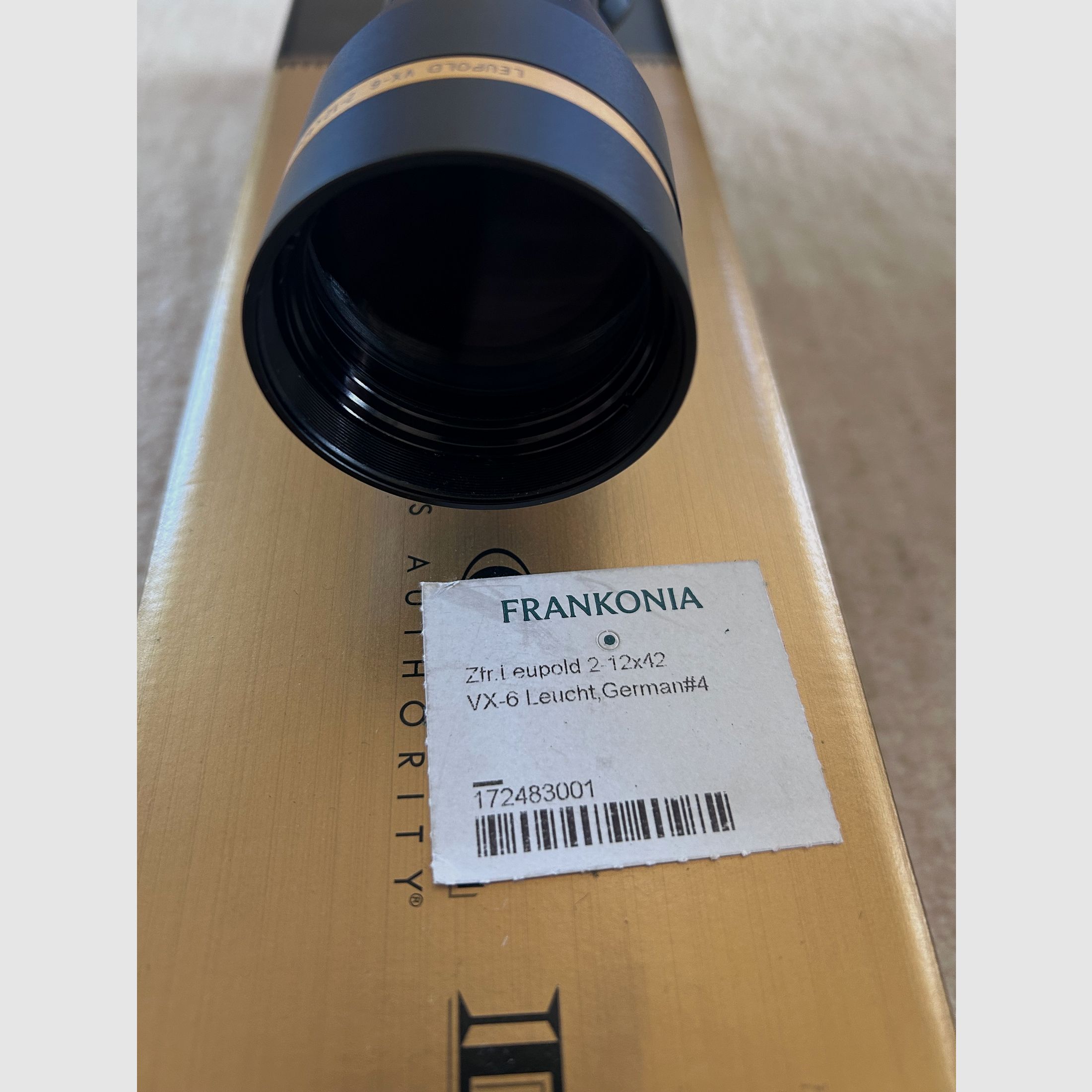 Leupold VX6 2-12x42mm Iluminado Alemán #4 Punto incluyendo BLASER Sattermontage