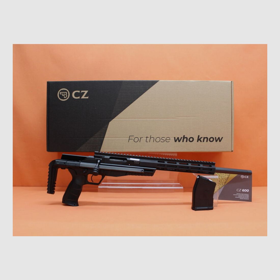 CZUB Rep.Büchse 7,62x39 CZUB CZ 600 Trail, 412mm freischwingender Lauf (M15x1)/ Schubschaft
