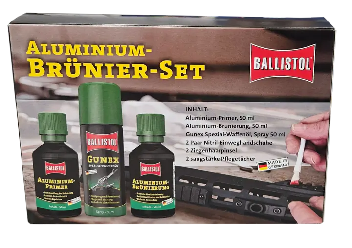 Ballistol Aluminium-Brünier-Set