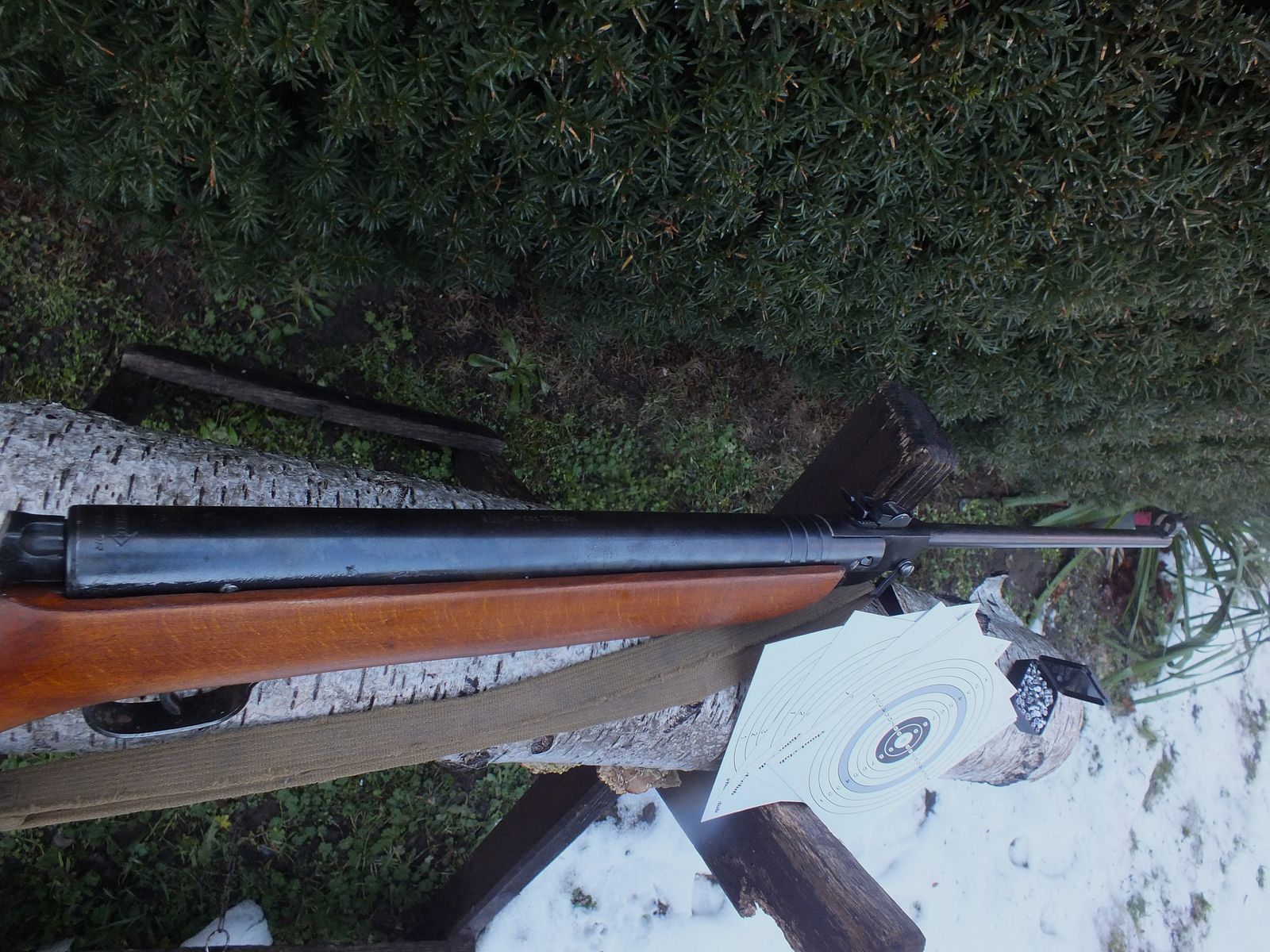 Luchtgeweer Haenel 303- 6 met draagriem