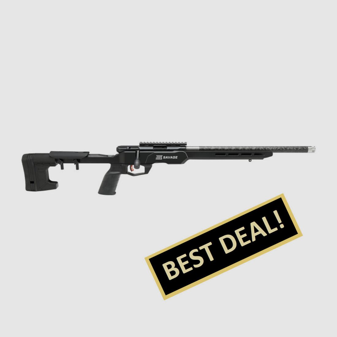 Savage B22 PRECISION LITE .22 LR 18"/46CM 1/2"-28