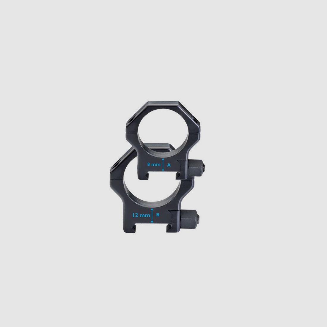 COLLIER CONTESSA ACIER RAIL PYCA-DIAM 36MM-H12MM, Bild 2 von 2
