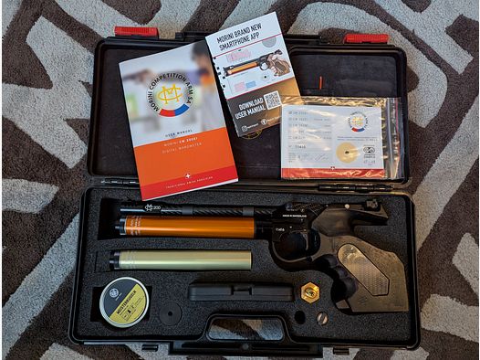 Morini CM 200 EI Luftpistole, Match-Luftpistole, Kaufdatum 2022, keine Walther, Steyr  oder Pardini