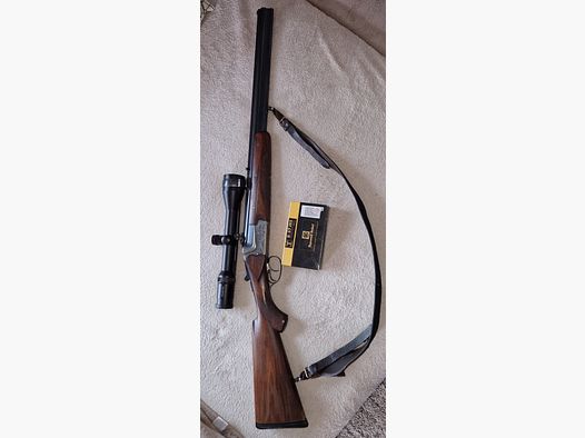 Kipplaufbockbücksflinte  Merkel Suhl  8x57 IRS/ 12x70