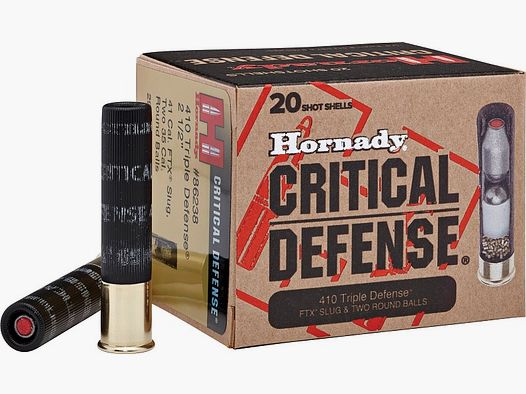 Kal. 410 TRIPLE HORNADY CRITICAL DEFENSE
