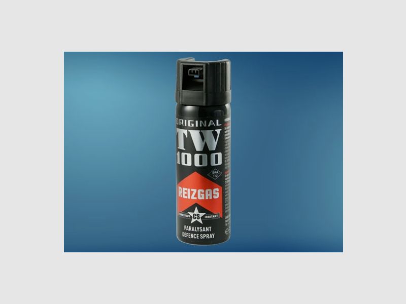 TW1000 Standard CS 63 ml, defense spray with 3-channel nozzle