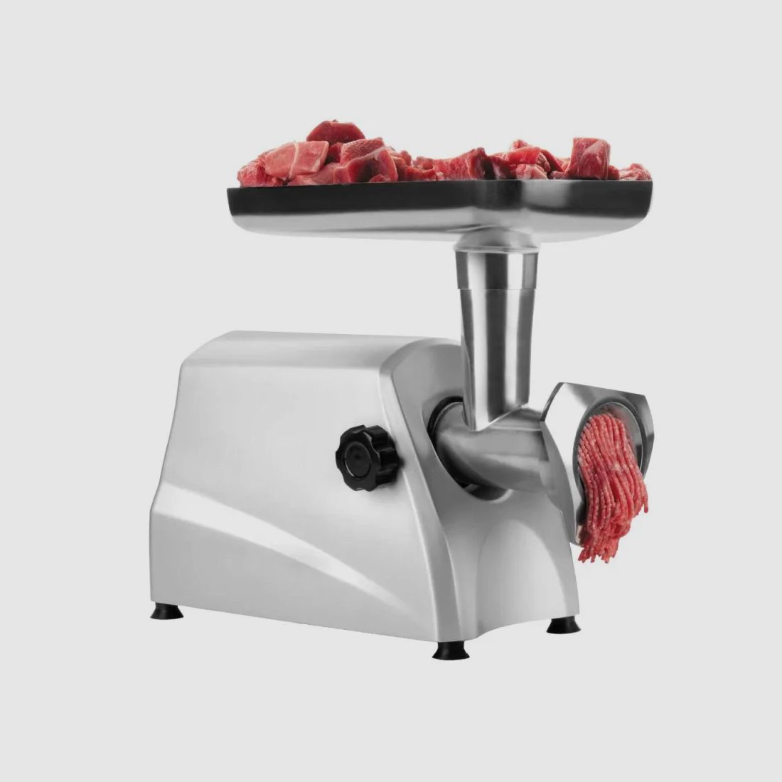Picadora de carne Lacor 550 W en fundición de aluminio, 3 rejillas, imagen 3 de 9