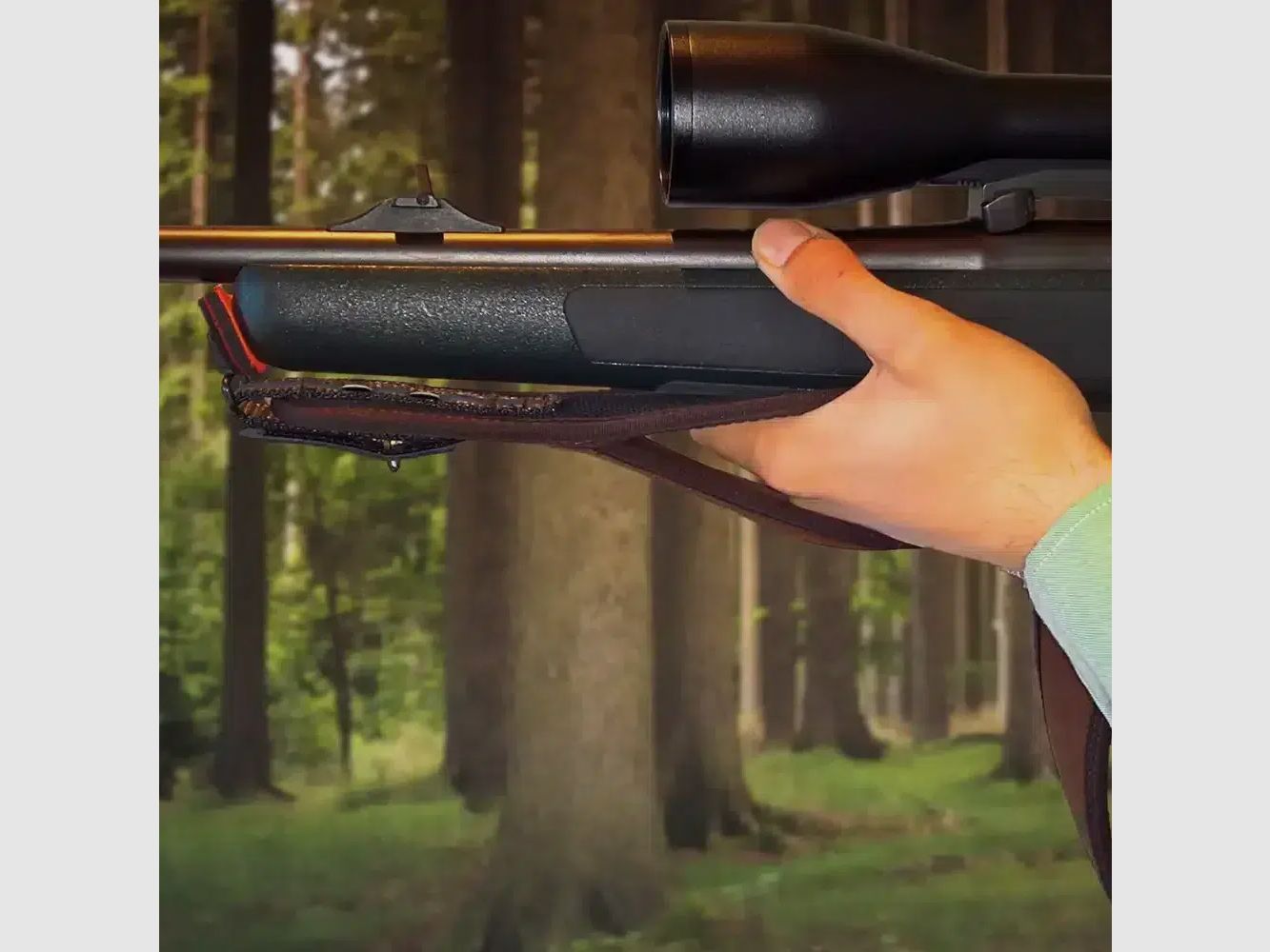 Correa de rifle de fieltro clásico Niggeloh PULL