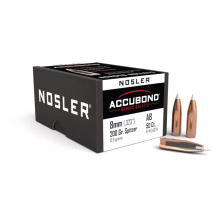 Pociski Nosler 8mm .323 AccuBond Spitzer 200gr (50szt)