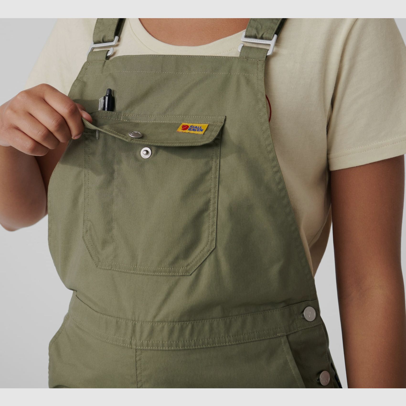 Women's dungarees Fjällräven Vardag Dungaree 87030 - Black (550), image 10 of 11