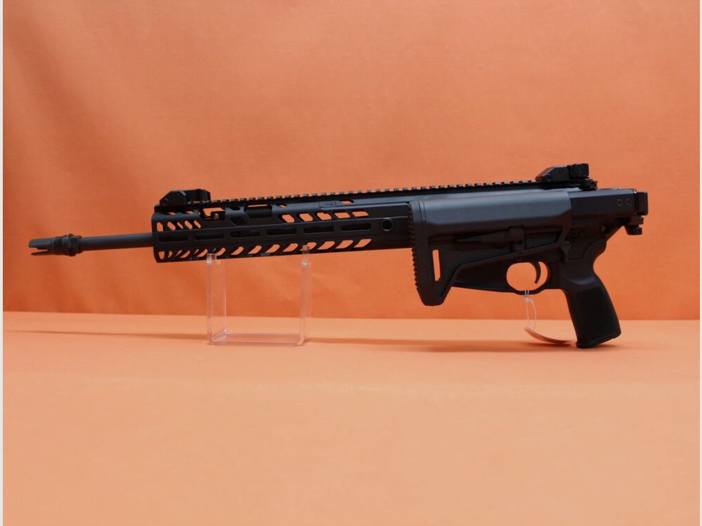 SIG Sauer Ha.Büchse .223Rem SIG Sauer MCX Virtus Patrol 2-Positionen Gas-Piston-System AR-15 Basis 16,6" Lauf