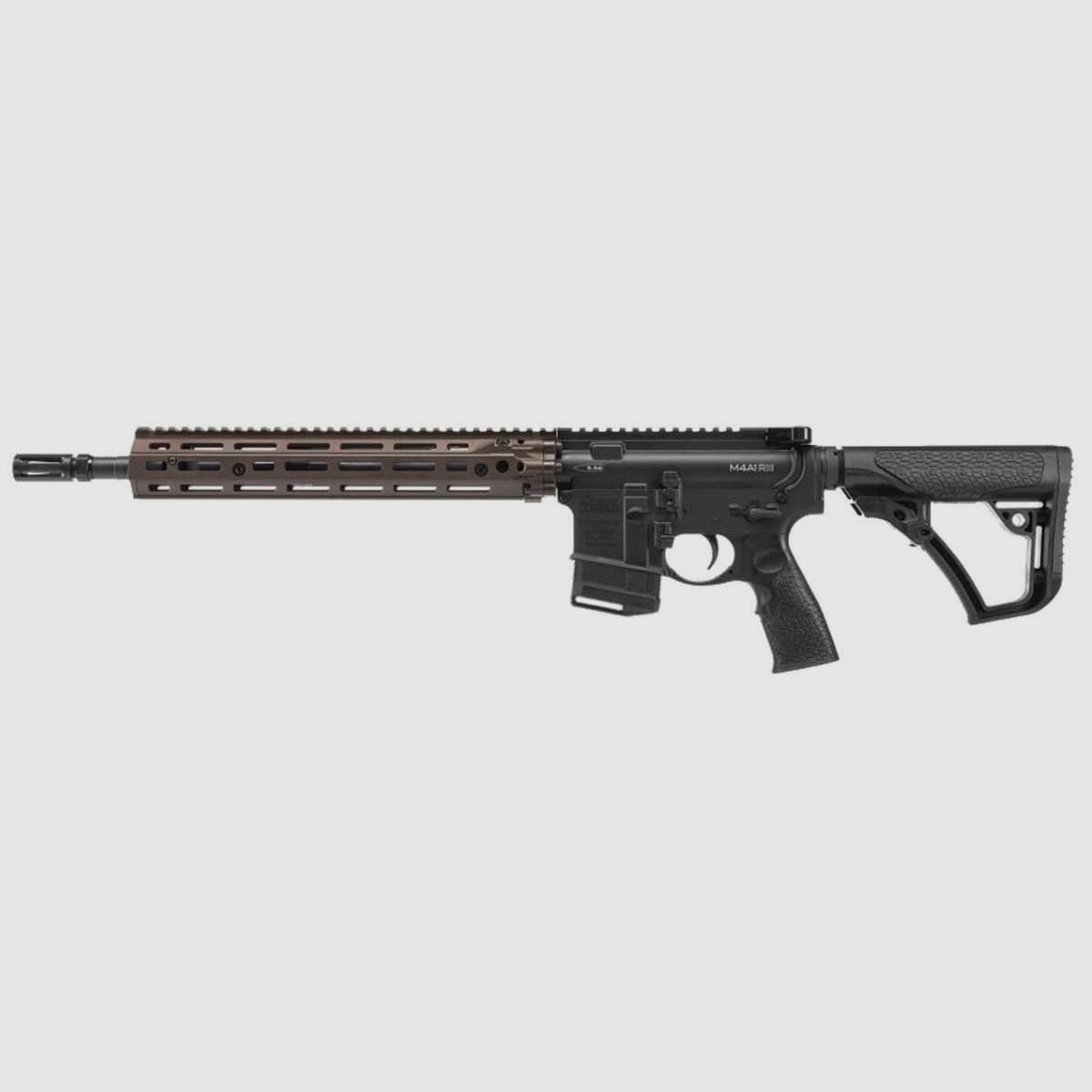Daniel Defense M4A1 RIII 14,5' Kal. 5,56 x 45 mm NATO ambidextrous Handguard RIS III - FDE, Bild 2 von 9