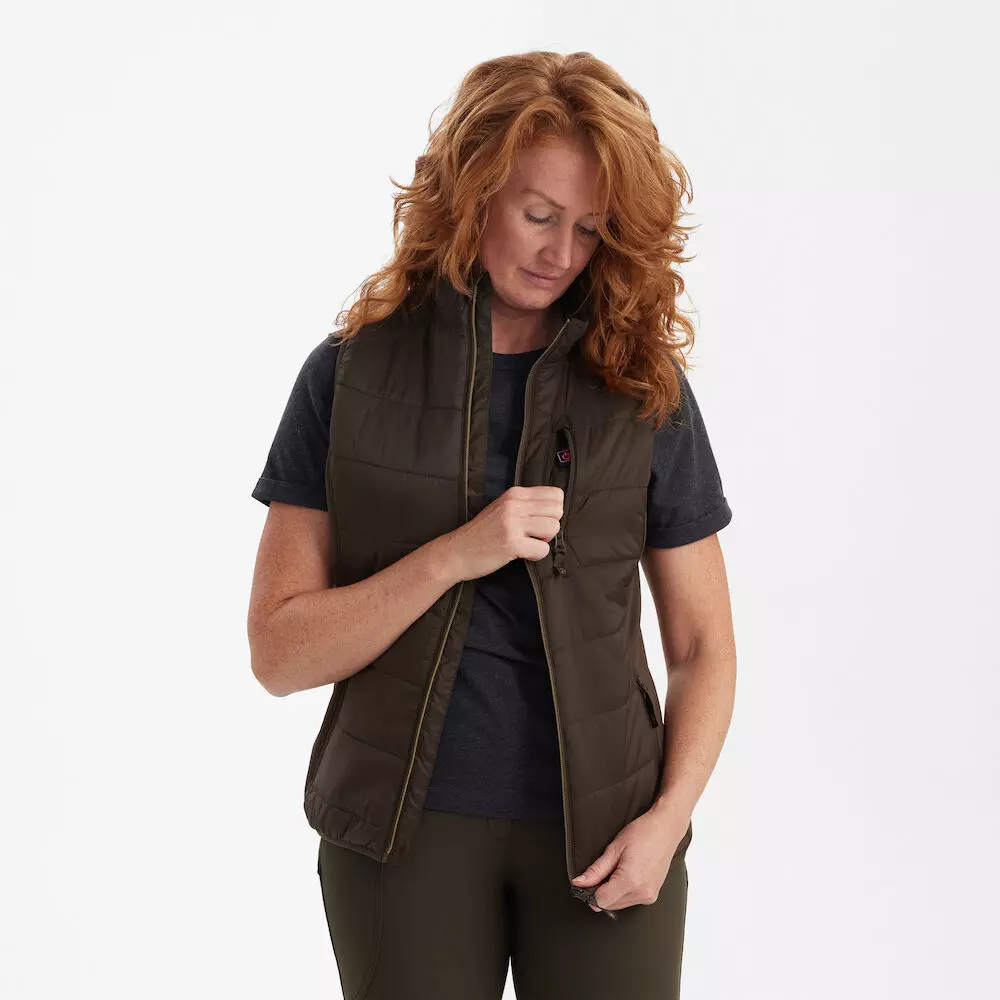 Lady Heat gilet matelassé - Wood, image 3 sur 5