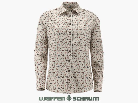 Tom Collins Bluse Jagd Allover