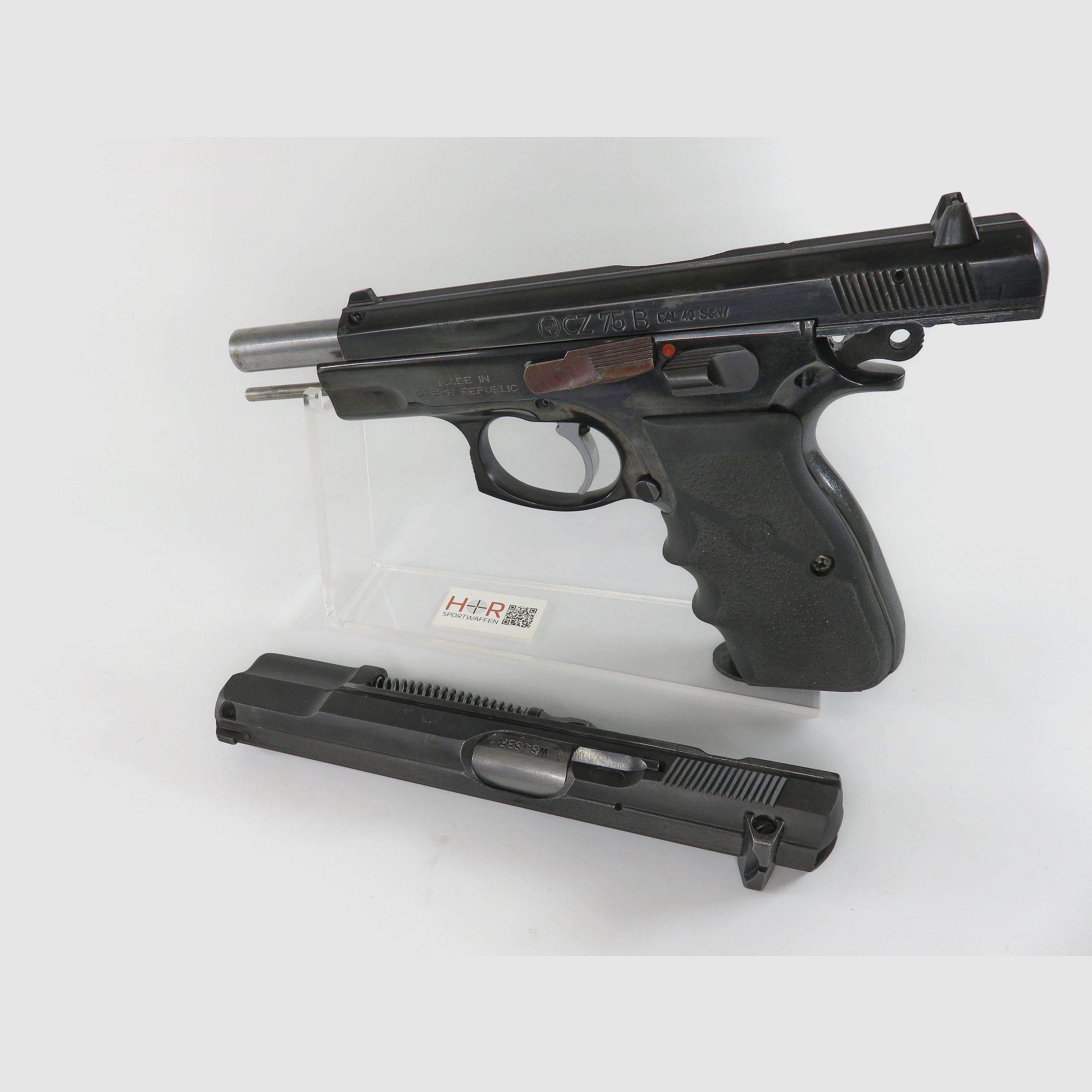 CZ M75 B nel calibro .40 S&W e sistema di cambio 9mm CZ