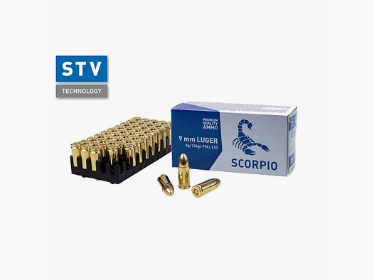 SCORPIO 9mm Luger -124grs-FMJ 50Stk